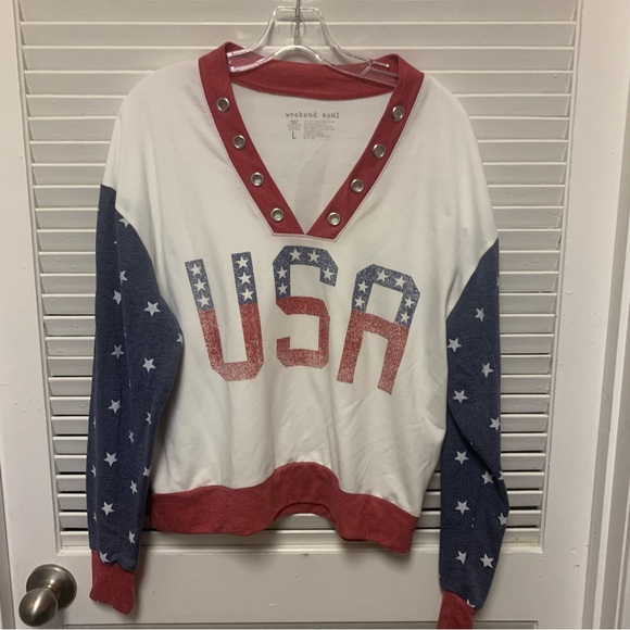 Weekend Soul Large USA top - Picture 2 of 4